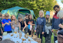 Naturklubben for børn tager på svampetur