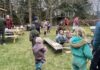 Naturklubben går i snitteværstedet! Snitteværksted i Naturklubben i BFN