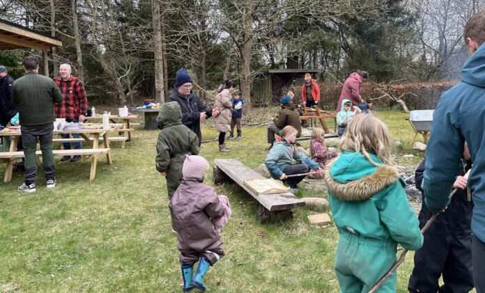 Snitteværksted i Naturklubben i BFN